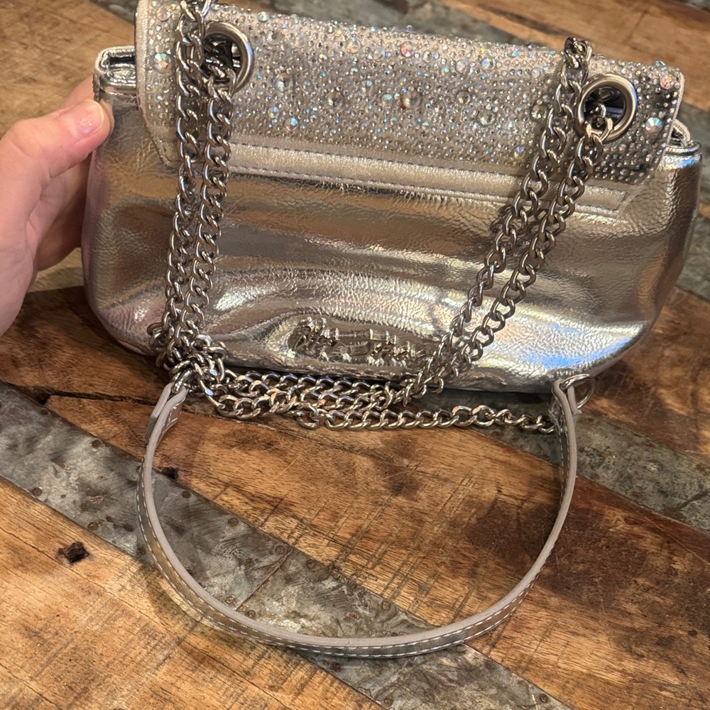 Silver Heart-Embellished Women's Bag - Picture 12 of 12